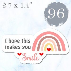 96 Thank you Stickers